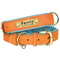 Customized Personalized Dog Collar Soft Padded PU Leather Collar With Engraved Nameplate 6