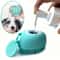 Silicone Pet Grooming Brush With Shampoo Dispenser And Self Cleaning Massage Design 5