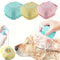 Silicone Pet Grooming Brush With Shampoo Dispenser And Self Cleaning Massage Design 0