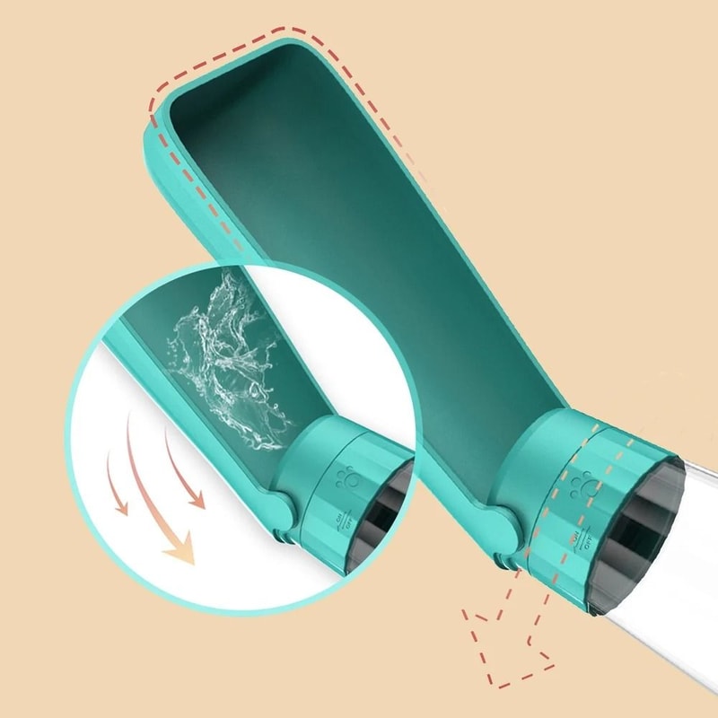Portable Dog Water Bottle Leak Proof Travel Drinking Bowl For Small And Large Pets 7