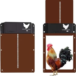 automatic chicken coop door battery powered light sensor opener for poultry houses