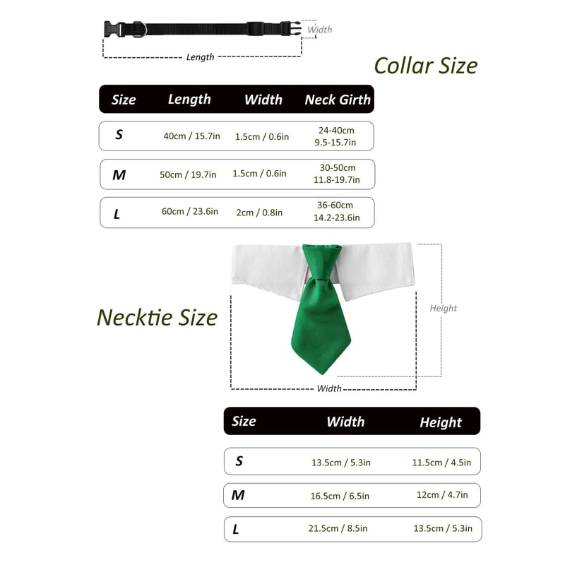 Formal Dog Wedding Collar Stylish Necktie Suit Accessory For Small Medium And Large Dogs 12