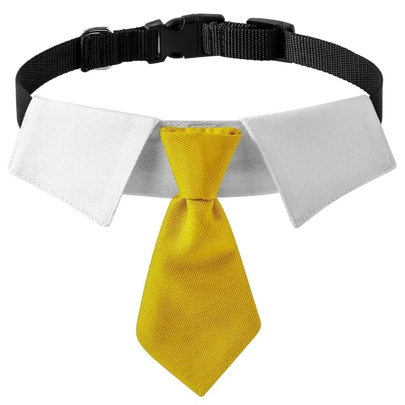Formal Dog Wedding Collar Stylish Necktie Suit Accessory For Small Medium And Large Dogs 2