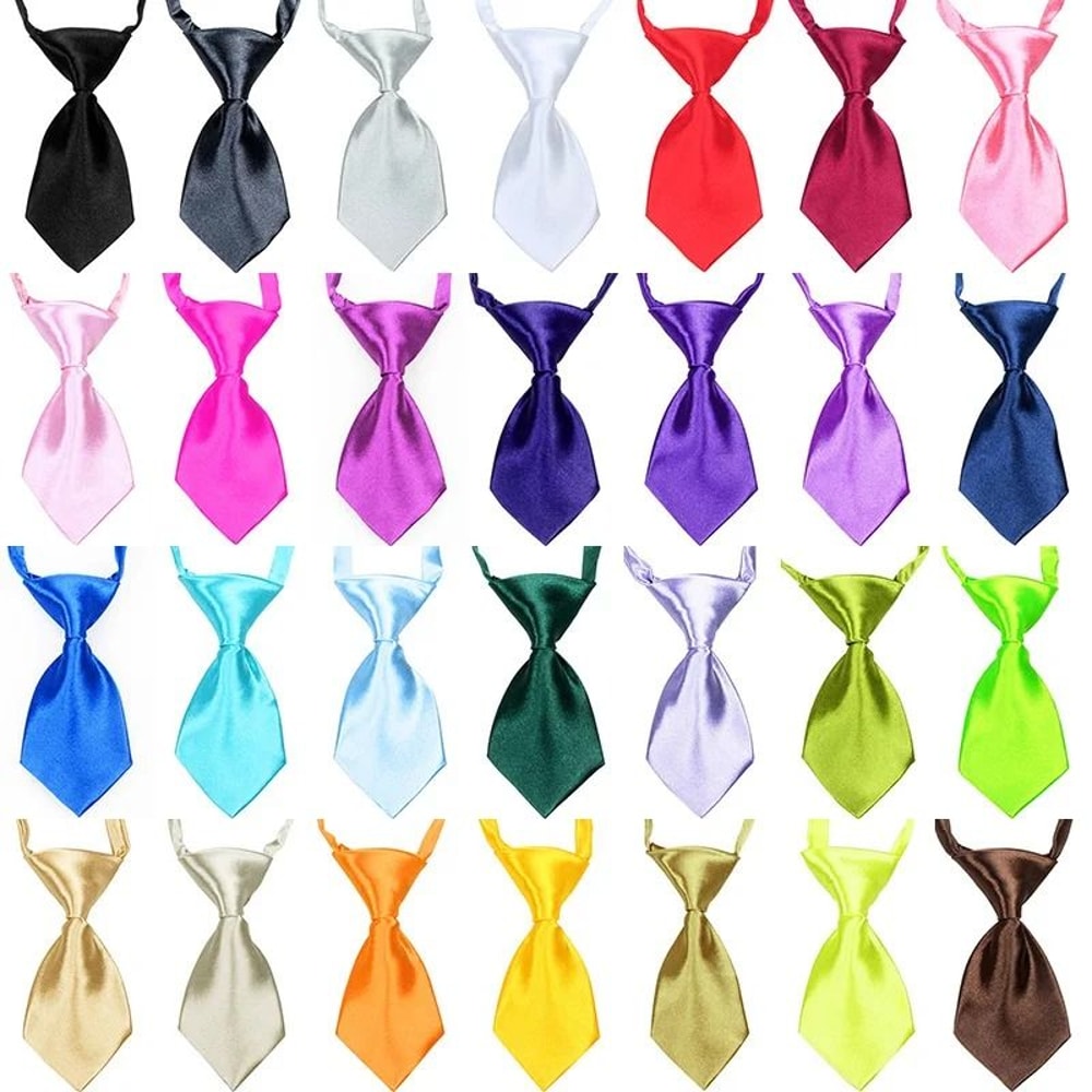 Adjustable Pet Bow Tie Set Colorful Grooming Accessories For Dogs And Cats 2