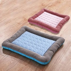 breathable pet cooling mat soft ice silk summer bed for dogs and cats