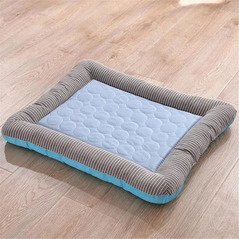 Breathable Pet Cooling Mat Soft Ice Silk Summer Bed For Dogs And Cats 1
