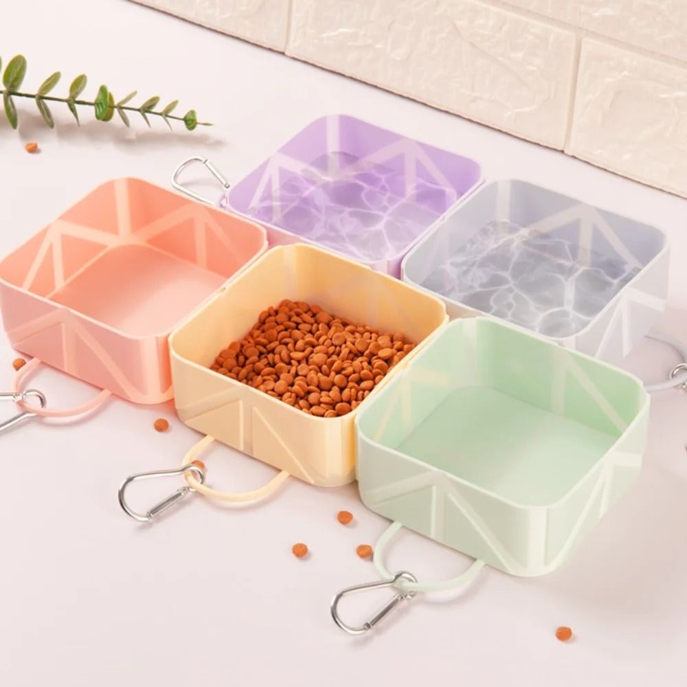 Portable Silicone Pet Travel Bowl For Dogs And Cats Foldable Camping Water And Food Dish 10