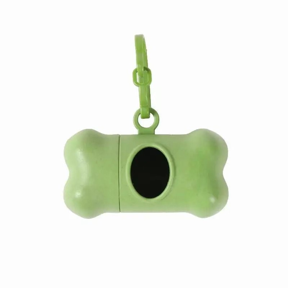 Portable Bone Shaped Pet Waste Bag Dispenser With Clip For Dog Walking 9