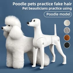 professional pet grooming practice dog model full body poodle training mannequin