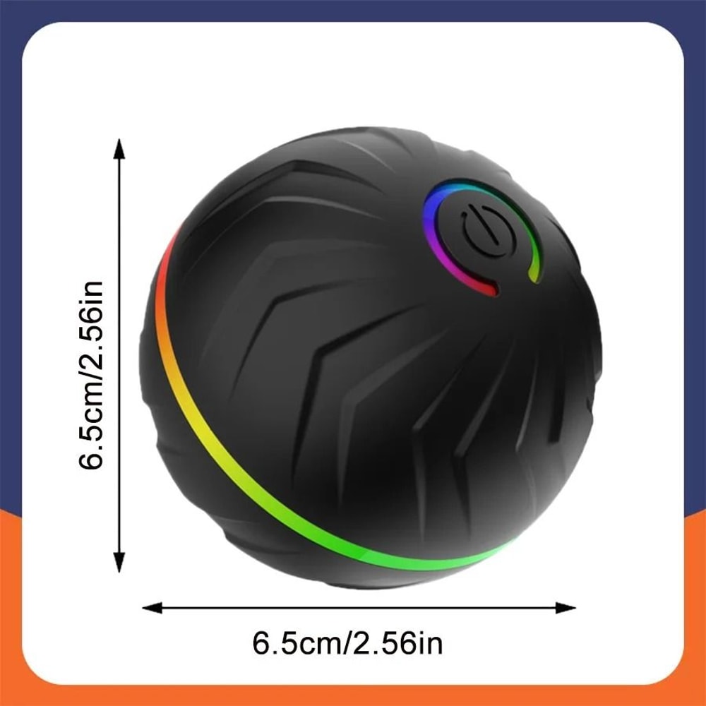 Smart Interactive Dog Toy Ball USB Rechargeable Automatic Rolling And Bouncing Chew Toy 11