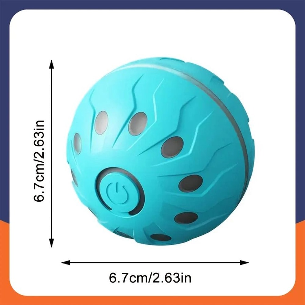 Smart Interactive Dog Toy Ball USB Rechargeable Automatic Rolling And Bouncing Chew Toy 3