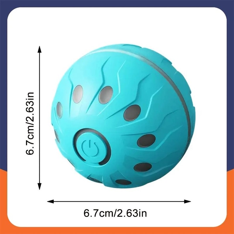 Smart Interactive Dog Toy Ball USB Rechargeable Automatic Rolling And Bouncing Chew Toy 3