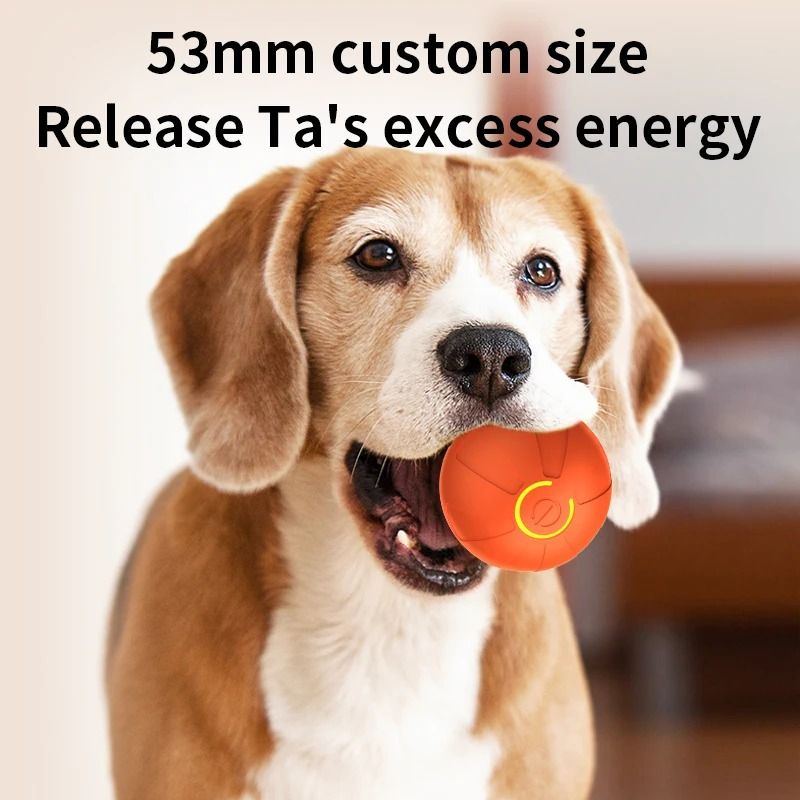 Smart Interactive Dog Toy Ball USB Rechargeable Automatic Rolling And Bouncing Chew Toy 20