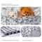 Soft Fluffy Paw Print Dog Blanket Set Warm Pet Mat For Dogs And Cats 8