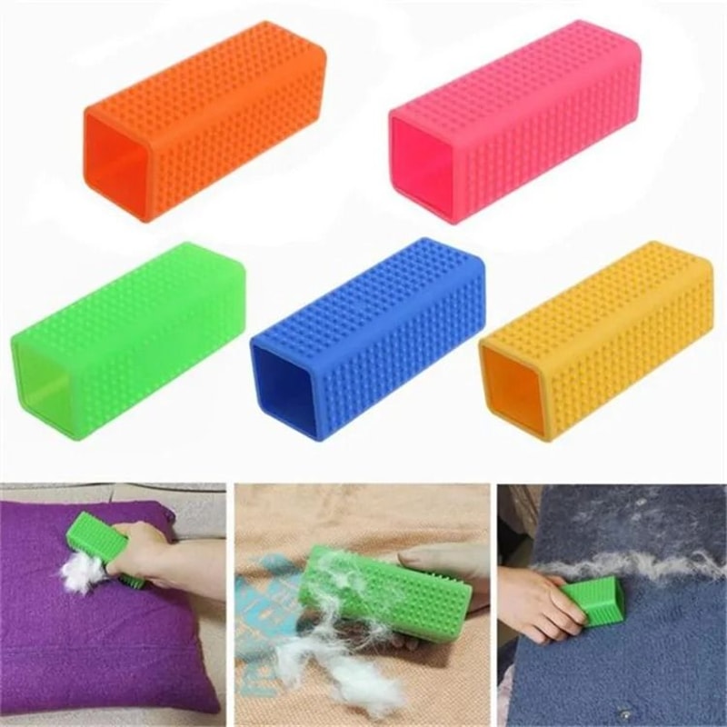 Silicone Pet Hair Removal Brush For Dogs Cats And Car Cleaning 19