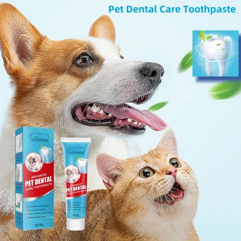 Yegbong Pet Toothpaste For Dogs And Cats Fresh Breath Dental Care Paste 6