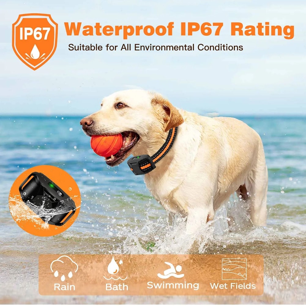 Waterproof Remote Dog Training Collar With Vibration And Adjustable Training Modes 10