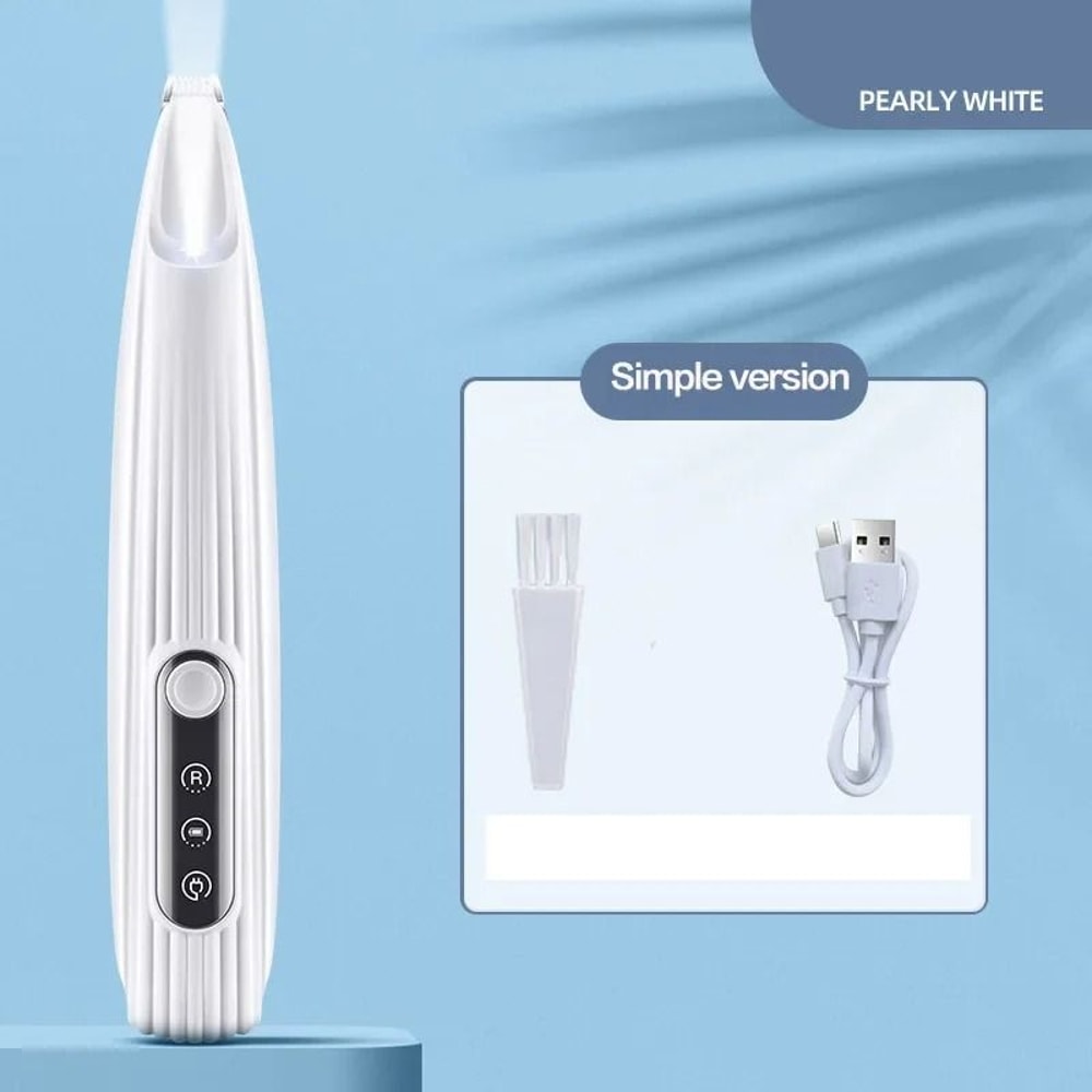 Waterproof Dog Paw Trimmer With LED Light And Display Professional Pet Grooming Clippers 1