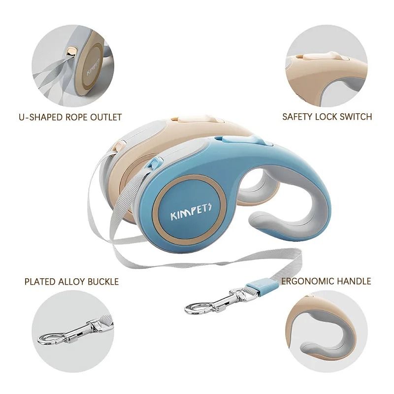 Automatic Retractable Dog Leash 3M And 5M Telescopic Lead For Small And Medium Dogs 9