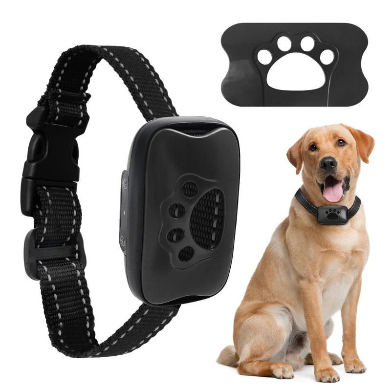 USB Rechargeable Anti Bark Dog Training Collar With Ultrasonic And Vibration Modes 2