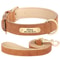 Personalized PU Leather Dog Collar With Custom Engraved Nameplate For Small Medium And Large Dogs 16