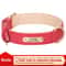 Personalized PU Leather Dog Collar With Custom Engraved Nameplate For Small Medium And Large Dogs 1