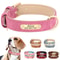 Personalized PU Leather Dog Collar With Custom Engraved Nameplate For Small Medium And Large Dogs 25