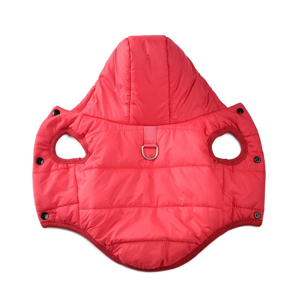 Warm Fleece Dog Hoodie Coat Winter Jacket With D Ring For Small And Medium Dogs 3