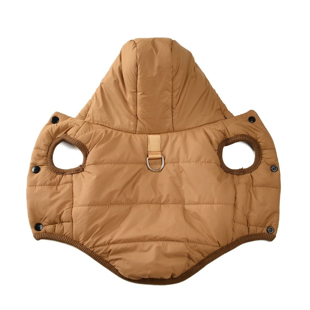 Warm Fleece Dog Hoodie Coat Winter Jacket With D Ring For Small And Medium Dogs 1