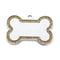 Custom Glitter Pet ID Tag Double Sided Bone Name Pendant For Dogs And Cats 7