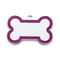 Custom Glitter Pet ID Tag Double Sided Bone Name Pendant For Dogs And Cats 8