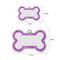Custom Glitter Pet ID Tag Double Sided Bone Name Pendant For Dogs And Cats 12