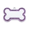 Custom Glitter Pet ID Tag Double Sided Bone Name Pendant For Dogs And Cats 6