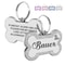 Custom Glitter Pet ID Tag Double Sided Bone Name Pendant For Dogs And Cats 1