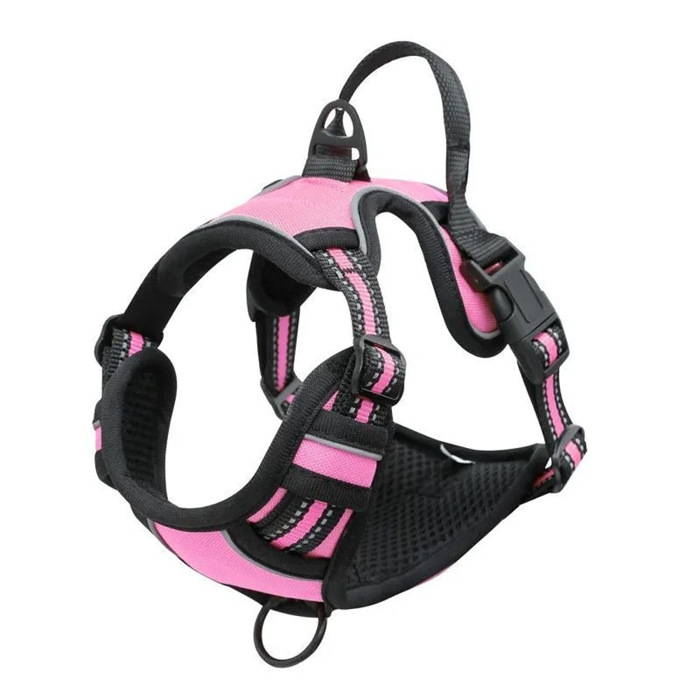 Heavy Duty No Pull Dog Harness Reflective Pet Vest With Control Handle 8