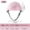 Pink Pet Motorcycle Helmet For Dogs And Cats Outdoor Sports Headwear 3