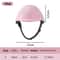 Pink Pet Motorcycle Helmet For Dogs And Cats Outdoor Sports Headwear 1