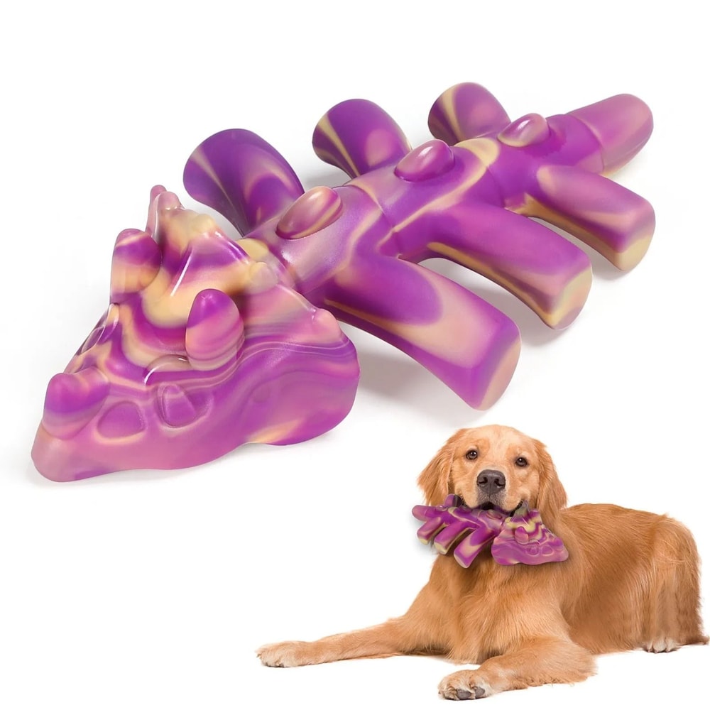 Durable Beef Flavor Dog Chew Toy Animal Shaped Interactive Training Toy 7