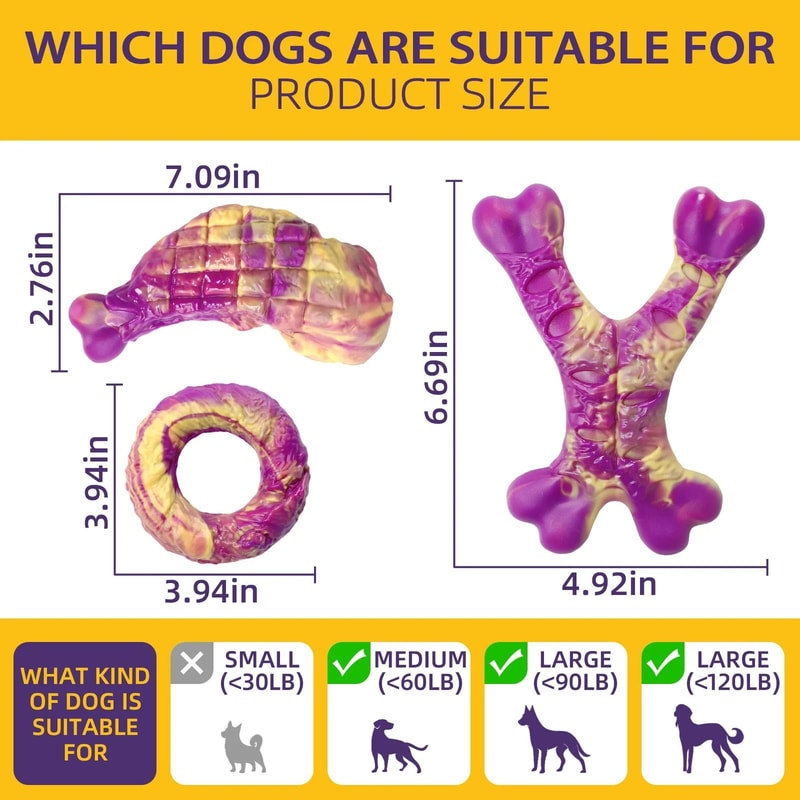 Durable Beef Flavor Dog Chew Toy Animal Shaped Interactive Training Toy 9