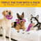 Durable Beef Flavor Dog Chew Toy Animal Shaped Interactive Training Toy 12