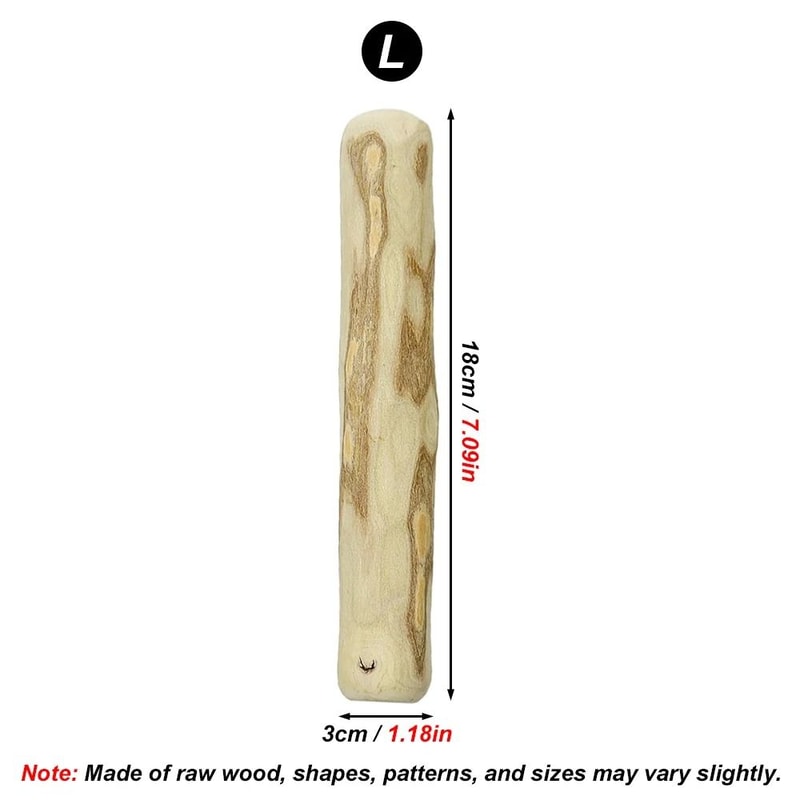 Natural Coffee Wood Dog Chew Stick Durable Dental Toy For Small And Large Dogs 3