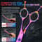 Professional 7 Inch JP440C Pet Grooming Scissors Curved Fishbone Thinning Shears 12