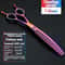 Professional 7 Inch JP440C Pet Grooming Scissors Curved Fishbone Thinning Shears 8