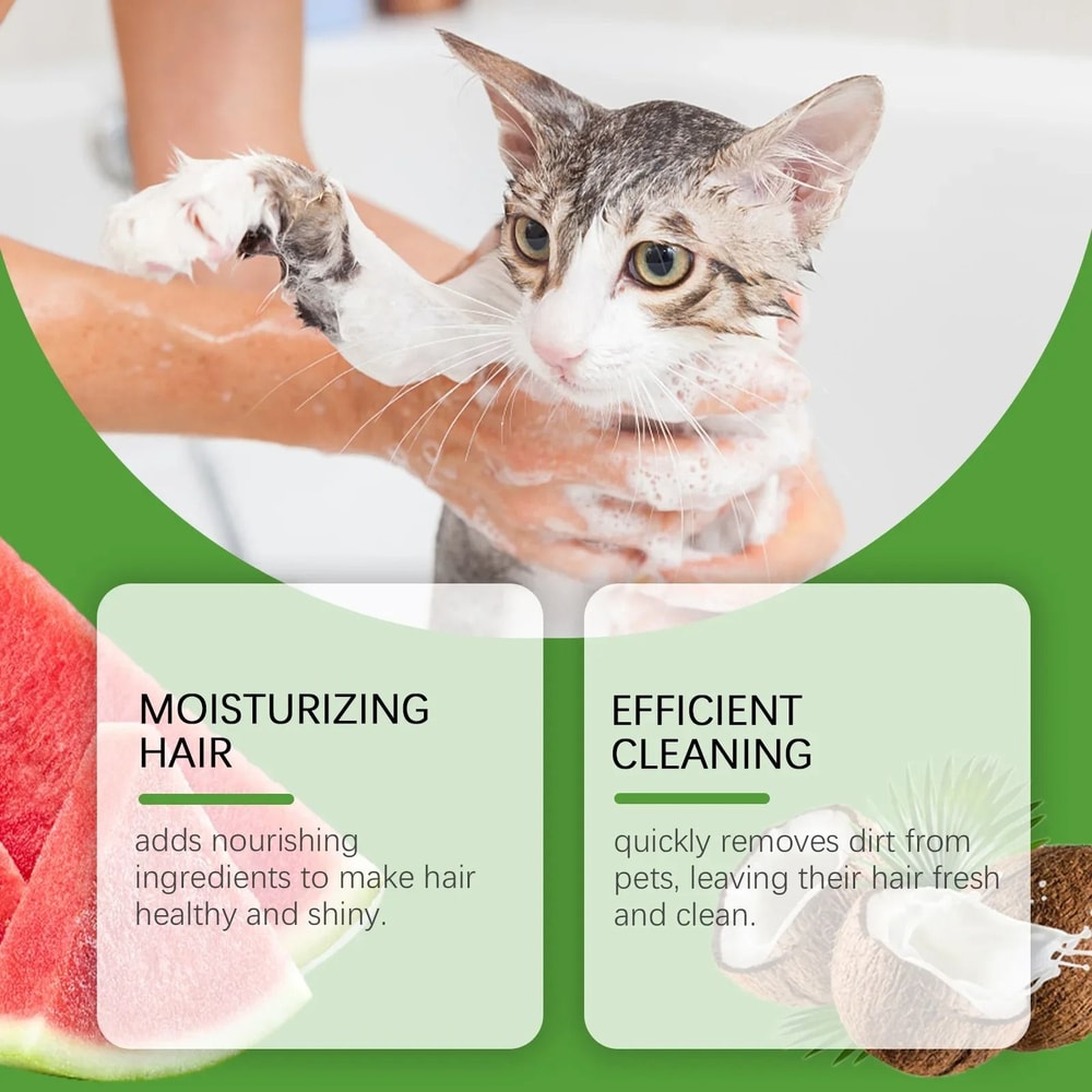 YEGBONG 2 In 1 Pet Shampoo And Conditioner Moisturizing Dog Shower Gel 5