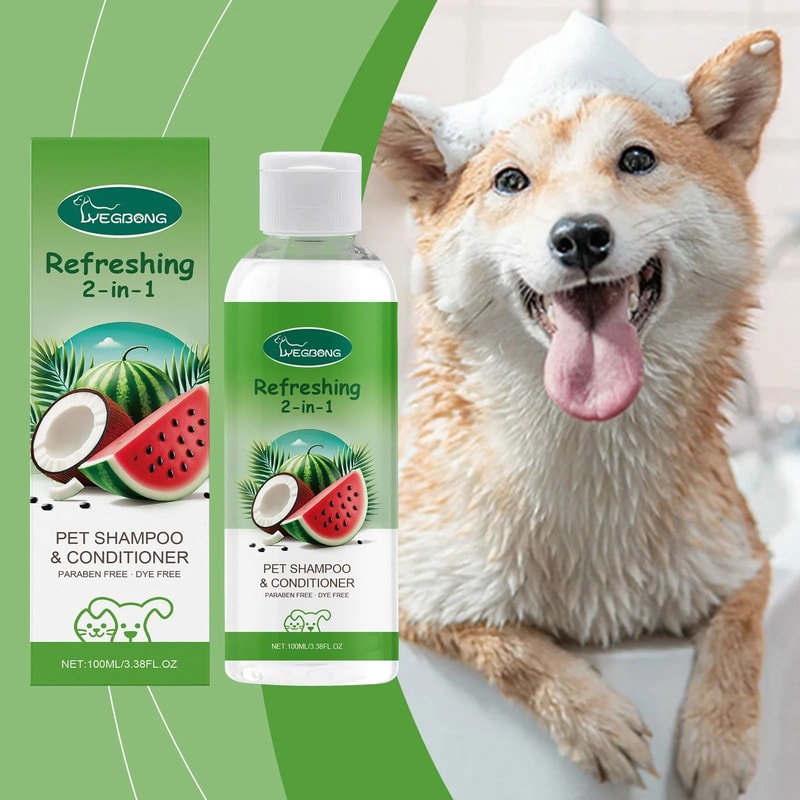 YEGBONG 2 In 1 Pet Shampoo And Conditioner Moisturizing Dog Shower Gel 0