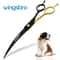 Professional Curved Dog Grooming Scissors 75 Inch Stainless Steel Pet Hair Cutting Shears 0