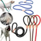 Heavy Duty Braided Rope Dog Leash Adjustable Slip Lead Training Leash For Medium And Large Dogs 0