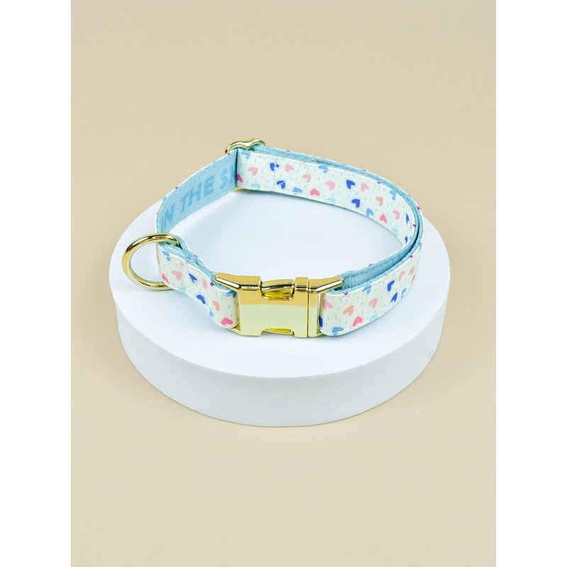 Cute Printed Pet Collar Double Sided Adjustable Dog And Cat Collar For Small And Medium Pets 6
