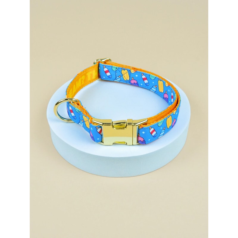 Cute Printed Pet Collar Double Sided Adjustable Dog And Cat Collar For Small And Medium Pets 1
