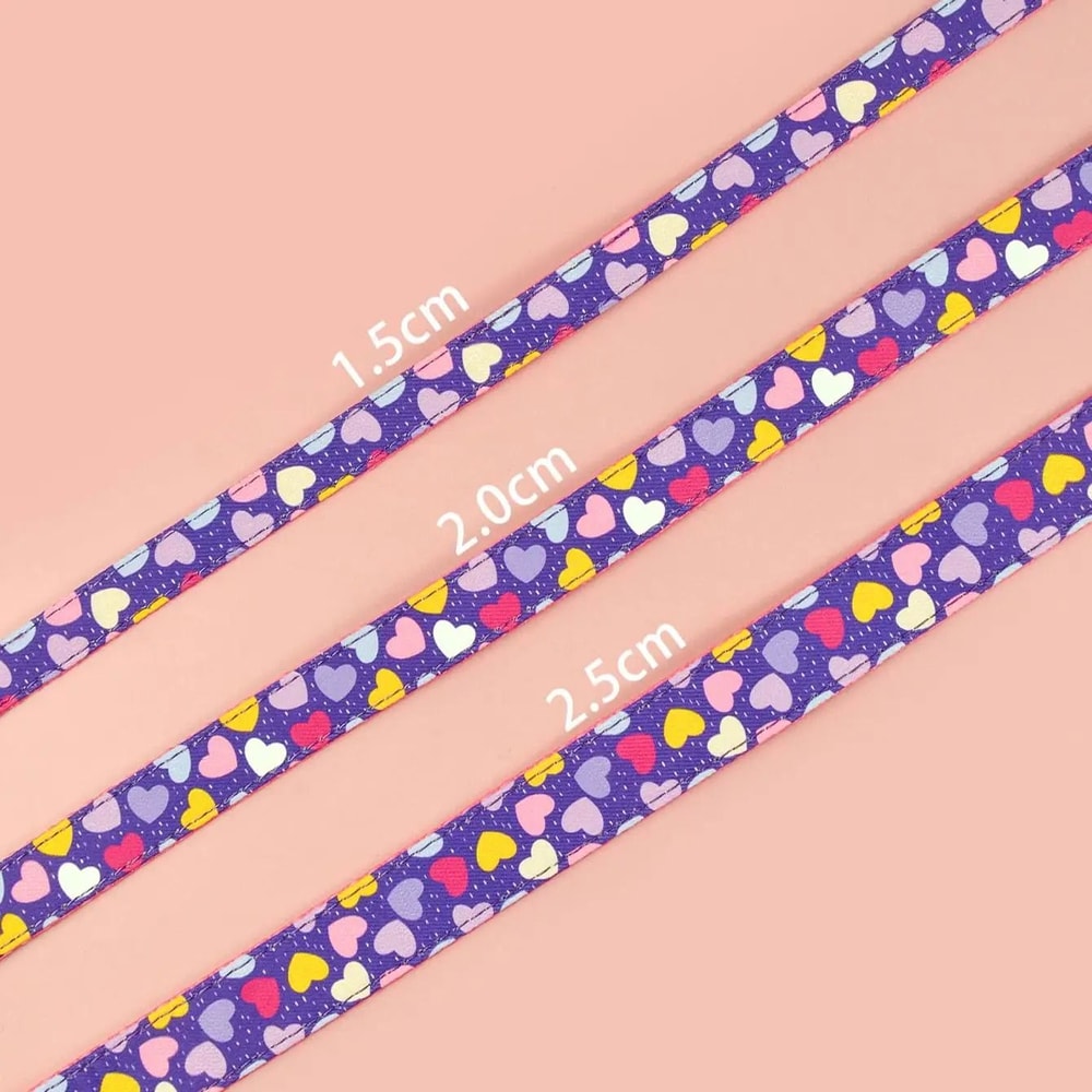 Cute Printed Pet Collar Double Sided Adjustable Dog And Cat Collar For Small And Medium Pets 8